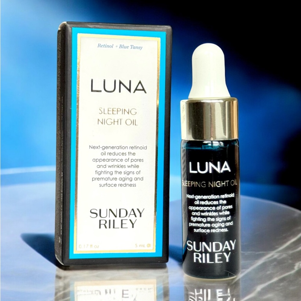Sunday Riley Luna Retinol Sleeping Night Oil Travel Mini Size 0.17oz 5ml